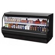 Turbo Air TCDD-96L-W(B)-N Curved Glass Front Refrigerated Deli Case
